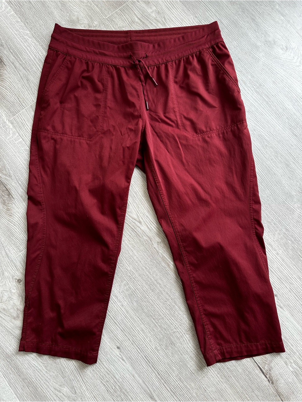 The North Face Aphrodite Motion Capri Hiking Pants Burgundy Red Size XL